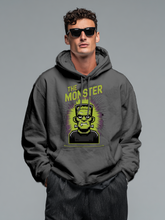 Men's printed hooded sweatshirt